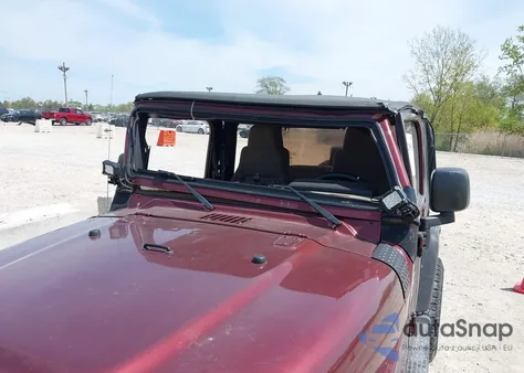 2003 Jeep Wrangler X из США, поврежденный, VIN 1J4FA39SX3P330361